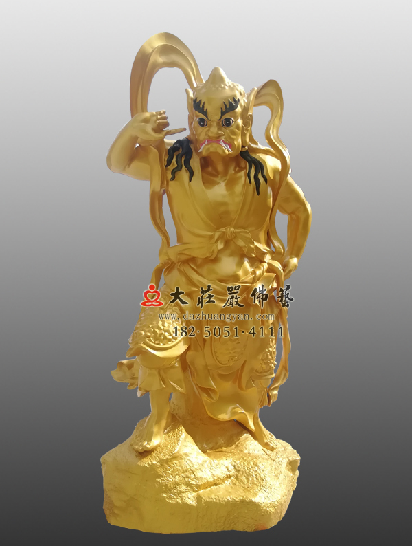 魁星踢斗神像